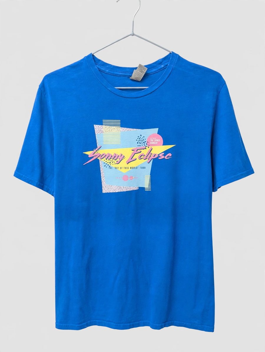 Blue Sonny Eclipse retro graphic tee